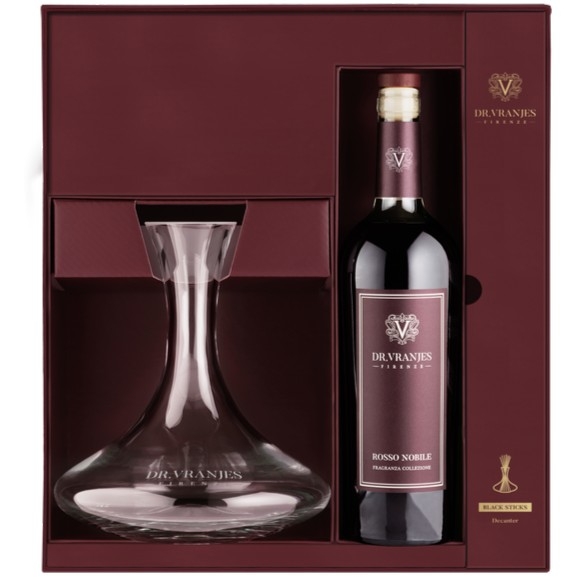 Rosso Nobile Decanter with Bordeaux Bottle