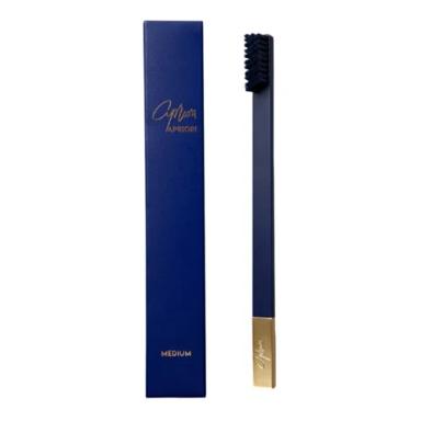 Toothbrush Sapphire Blue Gold Medium 