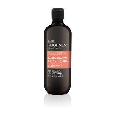 Mens Shower Gel Goodness Sandalwood & Vanilla item