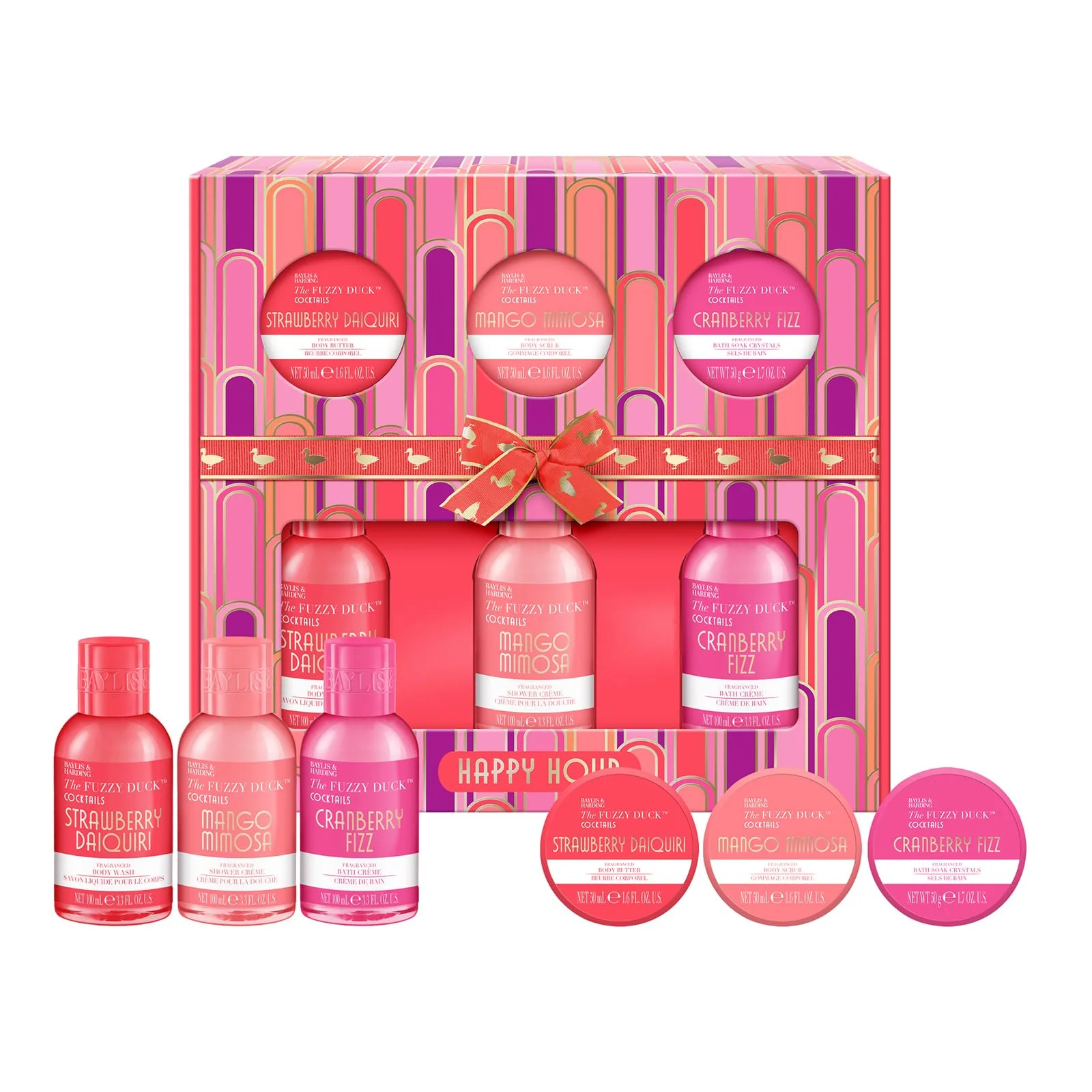 The Fuzzy Duck Cocktails Indulgent Body Care Gift Set