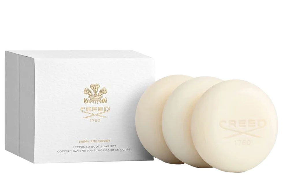 Creed Fresh & Woody Perfumed Soap Gift Set image 2
