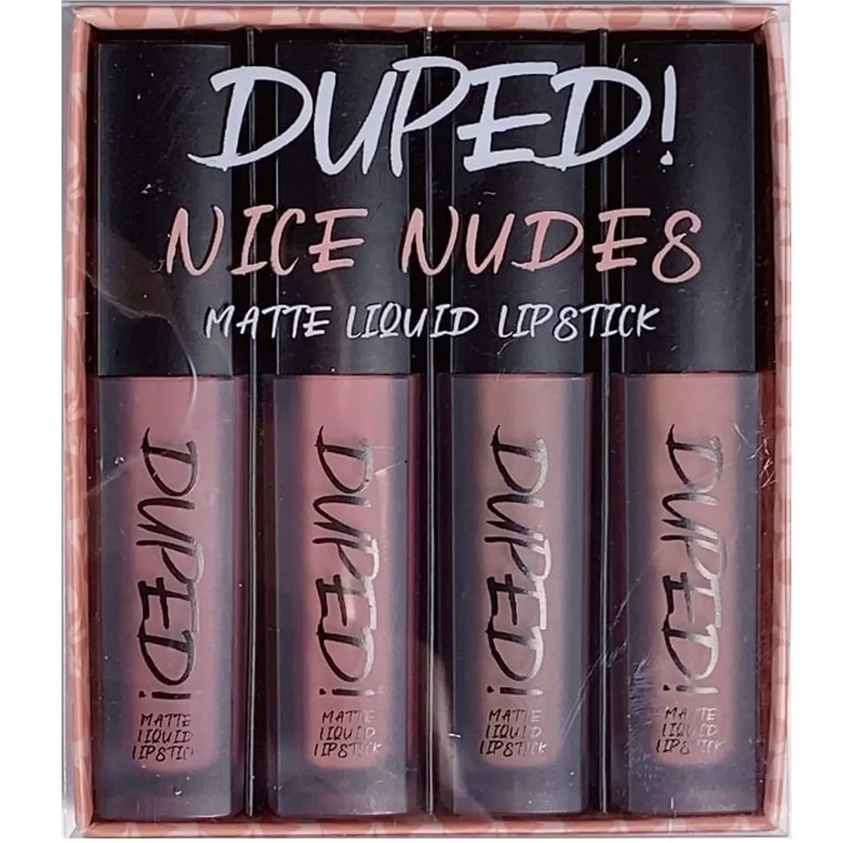 Duped Matte Liquid Lipstick Nice Nudes 