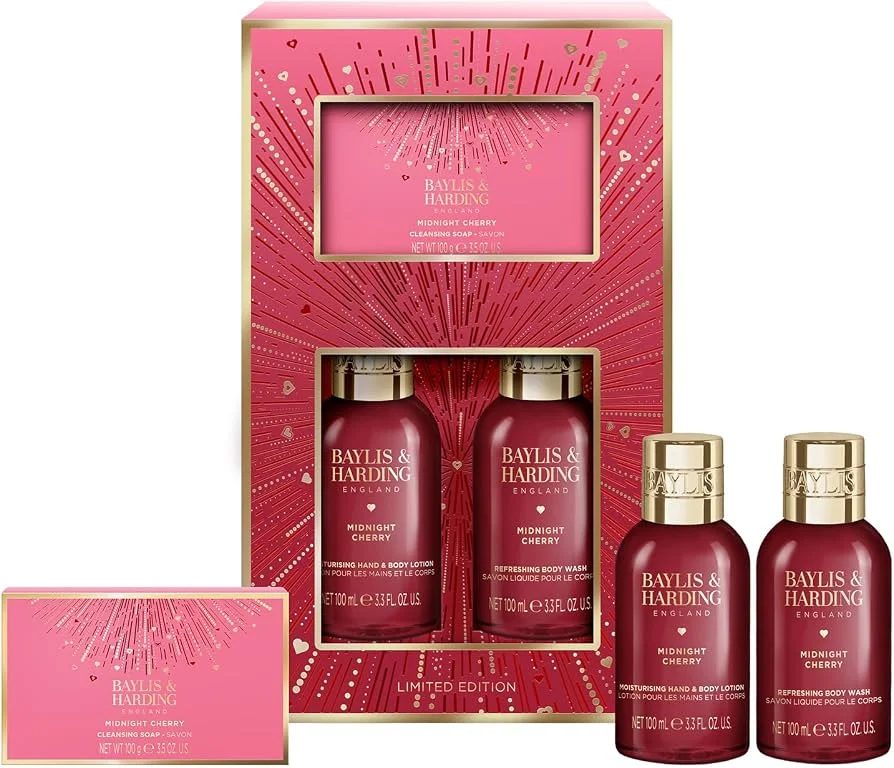 Set Midnight Cherry Make Me Sparkle Bathing