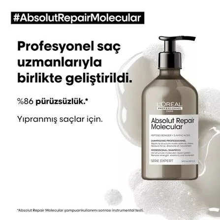 Absolut Repair Molecular Shampoo image 3