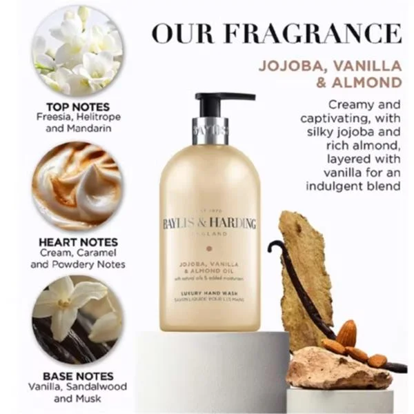 Hand Wash Jojoba Vanilla & Almond Oil image 2