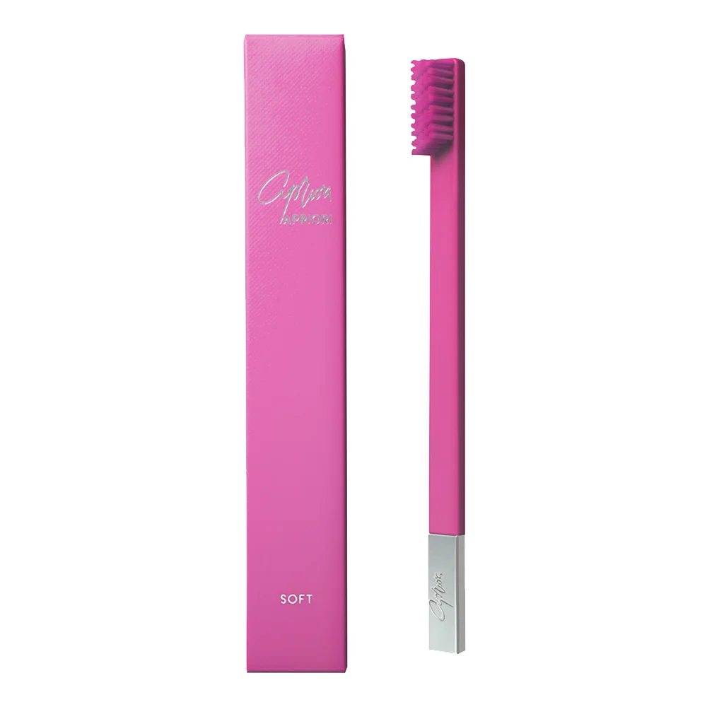 Toothbrush Bubblegum Pink Silver Soft 