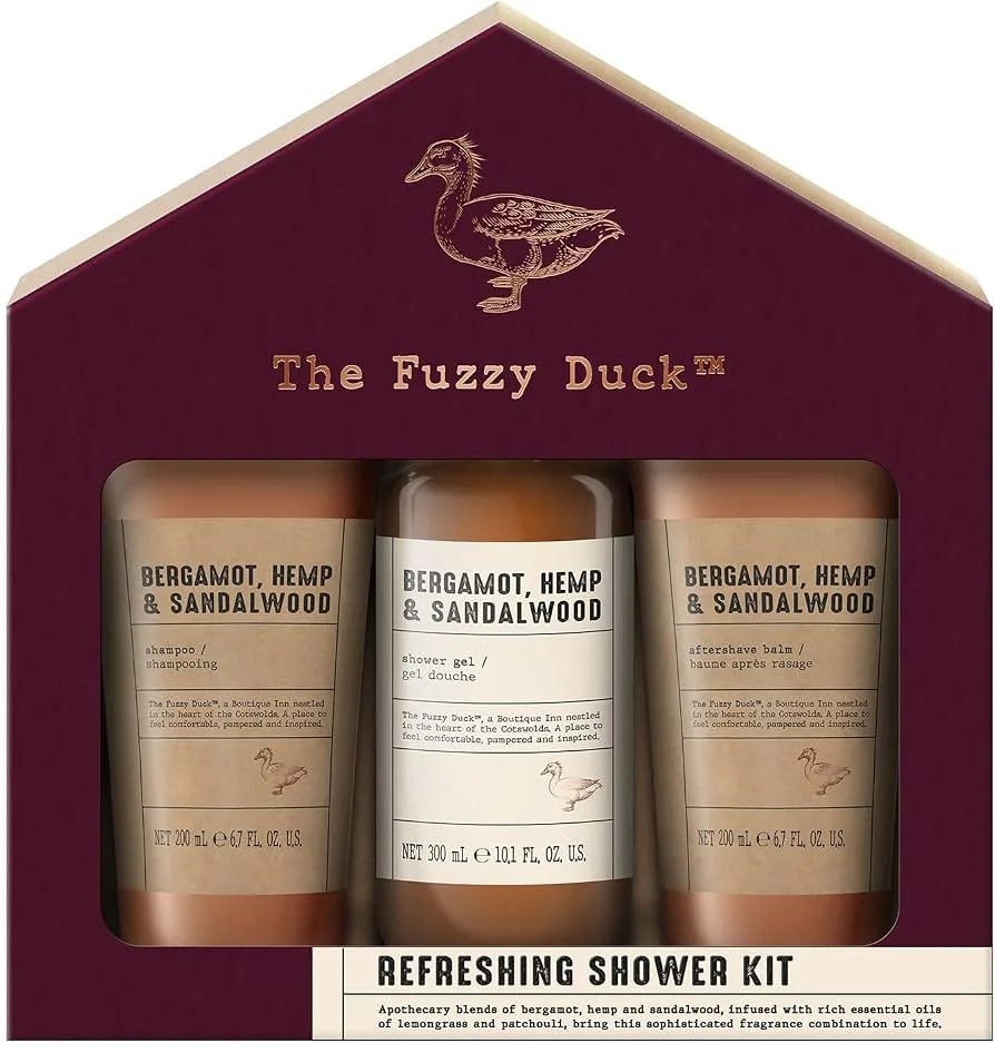 Set The Fuzzy Duck Men's Refreshing Shower Kit