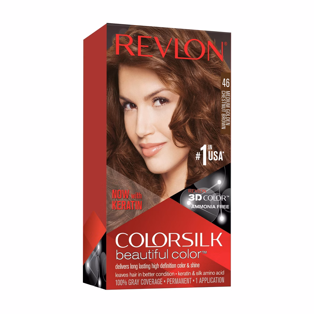 COLORSILK Medium Golden Chestnut Brown