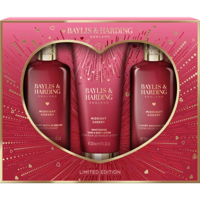 Set Midnight Cherry Luxury Bath Essentials