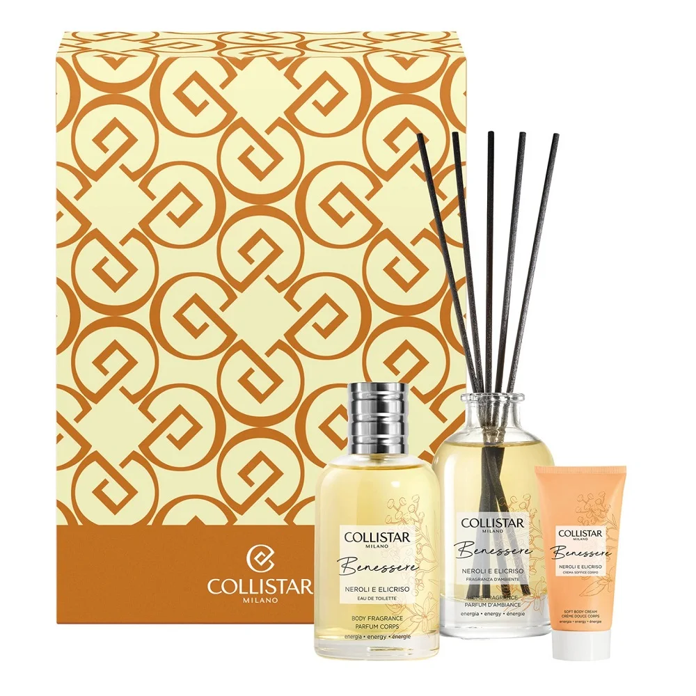 Set Neroli and Helichrysum Eau De Toilette+Mini Body Cream+Home Diffuser