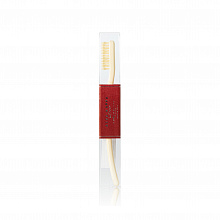 Toothbrush Ivory White Natural Bristles Medium 