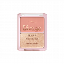 Blush&Highlighter Duo Face Palette  